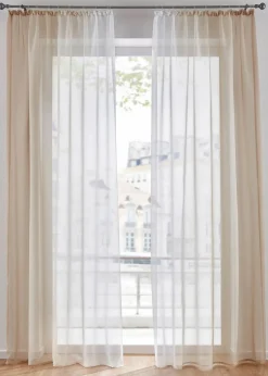 Gardinen aus leichtem Voile, auch in extralang (2er Pack)|bonprix Clearance
