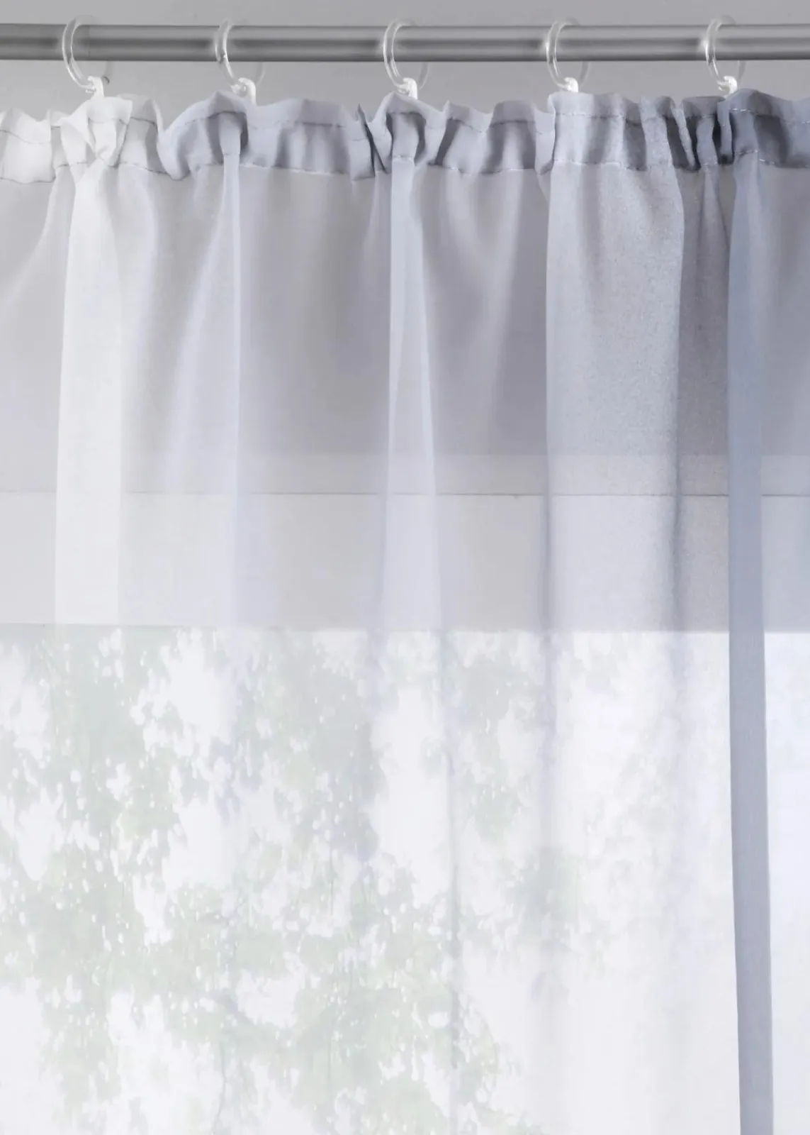 bonprix Gardinen|Gardinen aus leichtem Voile, auch in extralang (2er Pack) grau