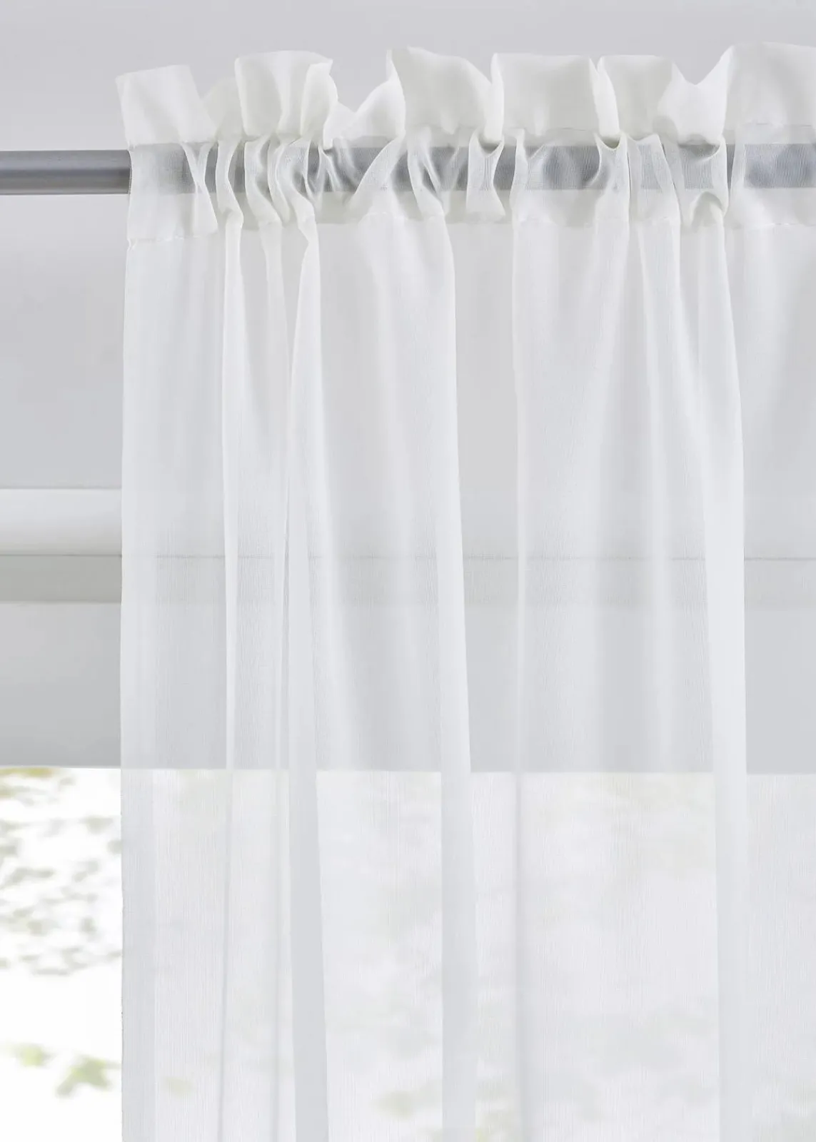 Gardinen aus leichtem Voile mit Tunnelzug (2er Pack)|bonprix Best