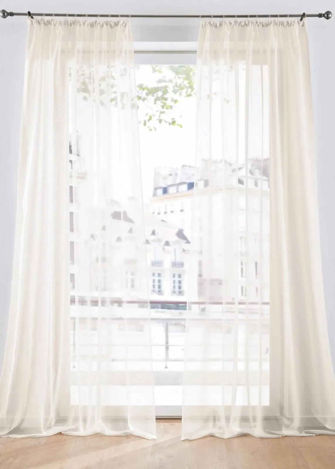 Gardinen aus leichtem Voile (2er Pack)|bonprix Online