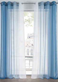 bonprix Gardinen|Gardinen aus leichtem Voile, auch in extralang (2er Pack) hellblau