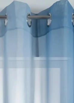 bonprix Gardinen|Gardinen aus leichtem Voile, auch in extralang (2er Pack) hellblau