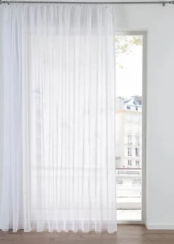 bpc living bonprix collection Gardinen Stores|Gardinen Store aus feiner Sable Struktur weiß