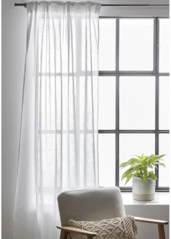 bonprix Gardinenstangen & -Zubehör|Gardinenstange ausziehbar für Wand-und Deckenmontage silber