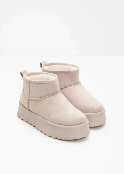 Gefütterte Plateau-Boots|bonprix Sale