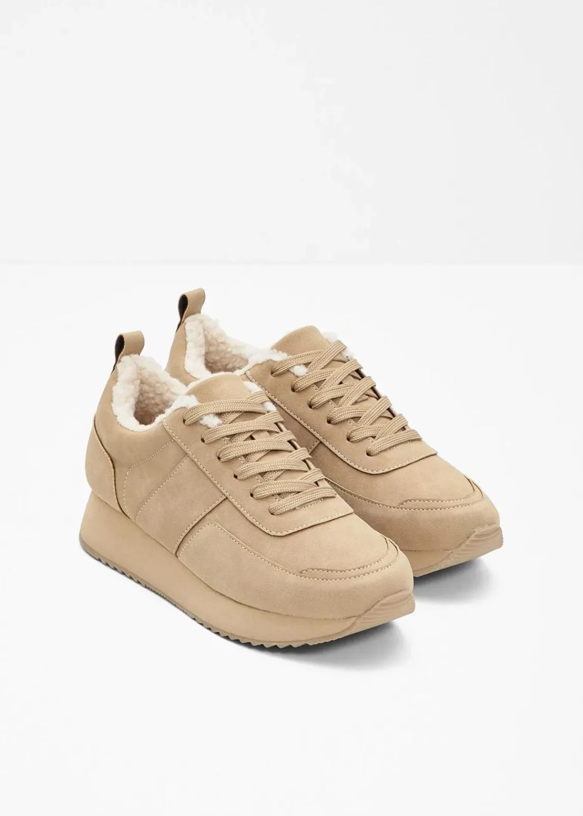 Gefütterte Plateau-Sneaker|bonprix Best
