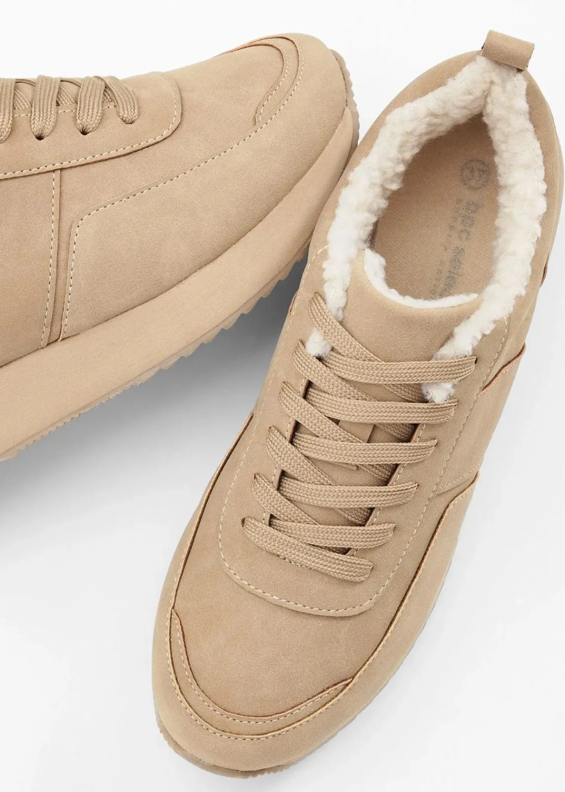 Gefütterte Plateau-Sneaker|bonprix Best