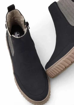 Rieker Schuhe & Accessoires In Spezialgrößen·Schuhe In Übergröße|Schuhe & Accessoires In Spezialgrößen·Elastischer Schaft|Gefütterte Komfort-Boots dunkelblau