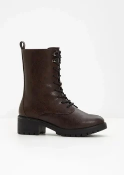 Gefütterte Schnürboots|bonprix Hot