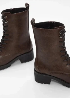 Gefütterte Schnürboots|bonprix Hot