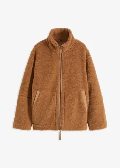 Gefütterte Teddy-Fleece Jacke|bonprix Hot