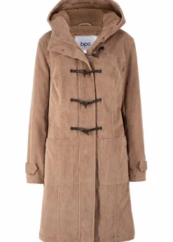 bonprix Bekleidung·Hosen|Gefütterter Cord-Dufflecoat camel