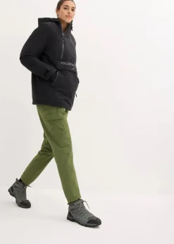 bonprix Bekleidung·Jumpsuits|Bekleidung·Sweat|Gefütterter Windbreaker schwarz