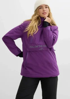 bonprix Jacken & Mäntel|Sportbekleidung|Gefütterter Windbreaker tiefviolett