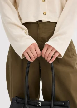 bonprix Pullover & Strickjacken|Zweiteiler & Sets|Gerippte Feinstrickjacke kieselbeige meliert