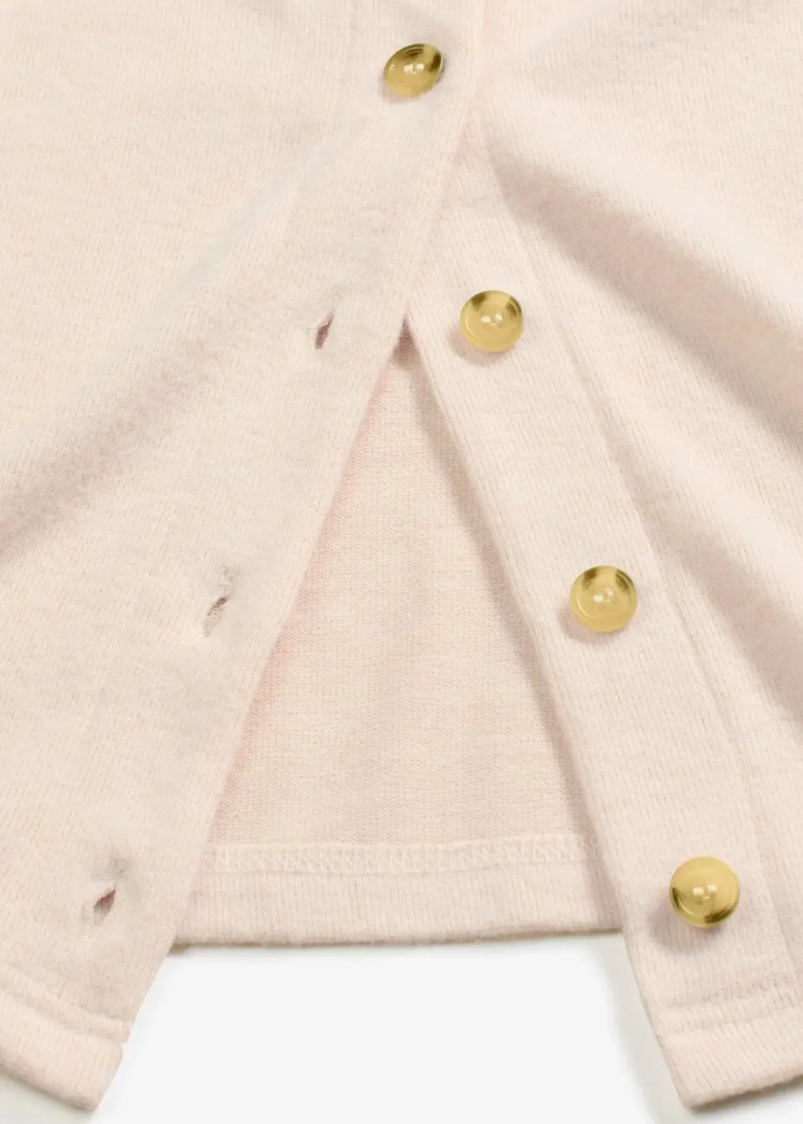 bonprix Pullover & Strickjacken|Zweiteiler & Sets|Gerippte Feinstrickjacke kieselbeige meliert