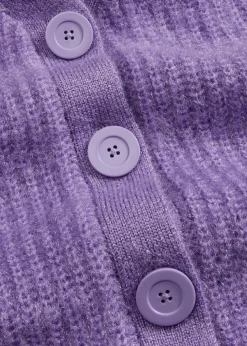 Gerippte Grobstrickjacke|bonprix