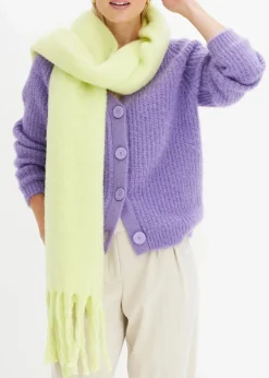 Gerippte Grobstrickjacke|bonprix