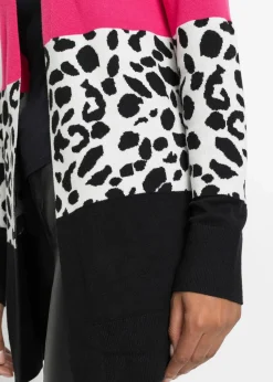 Gerippte Longstrickjacke|bonprix Online