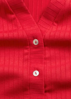 Gerippte Weste in Strickoptik|bonprix Best