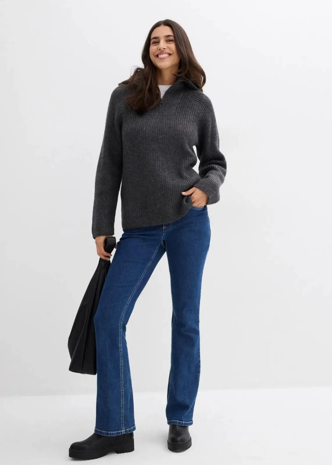 Gerippter Troyer|bonprix