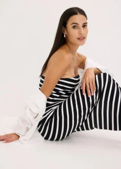 geripptes Bandeau-Kleid|bonprix Best