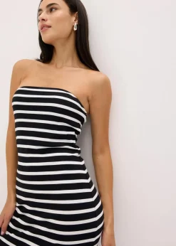 geripptes Bandeau-Kleid|bonprix Best