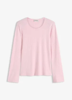 Geripptes Langarmshirt|bonprix Best