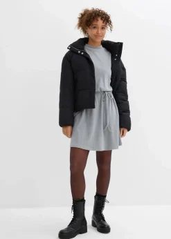 Geripptes Minikleid|bonprix