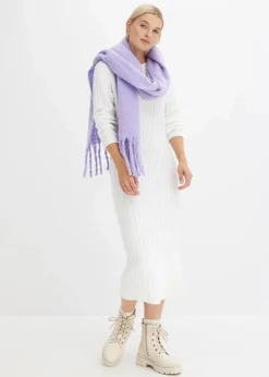 Geripptes Strickkleid|bonprix Online