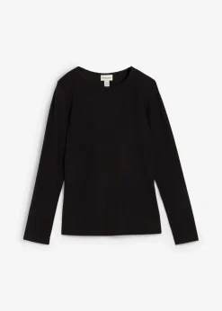 Geripptes Thermoshirt|bonprix Hot