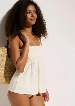 Gesmokter Tankini (2-tlg.Set)|bonprix Online