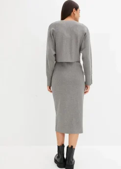 Gestricktes Kleiderset (2-tlg. Set)|bonprix Outlet