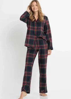 Gewebter Flanell Pyjama|bonprix Clearance