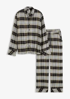 Gewebter Flanell Pyjama|bonprix Online