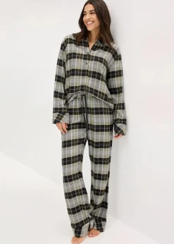 Gewebter Flanell Pyjama|bonprix Online