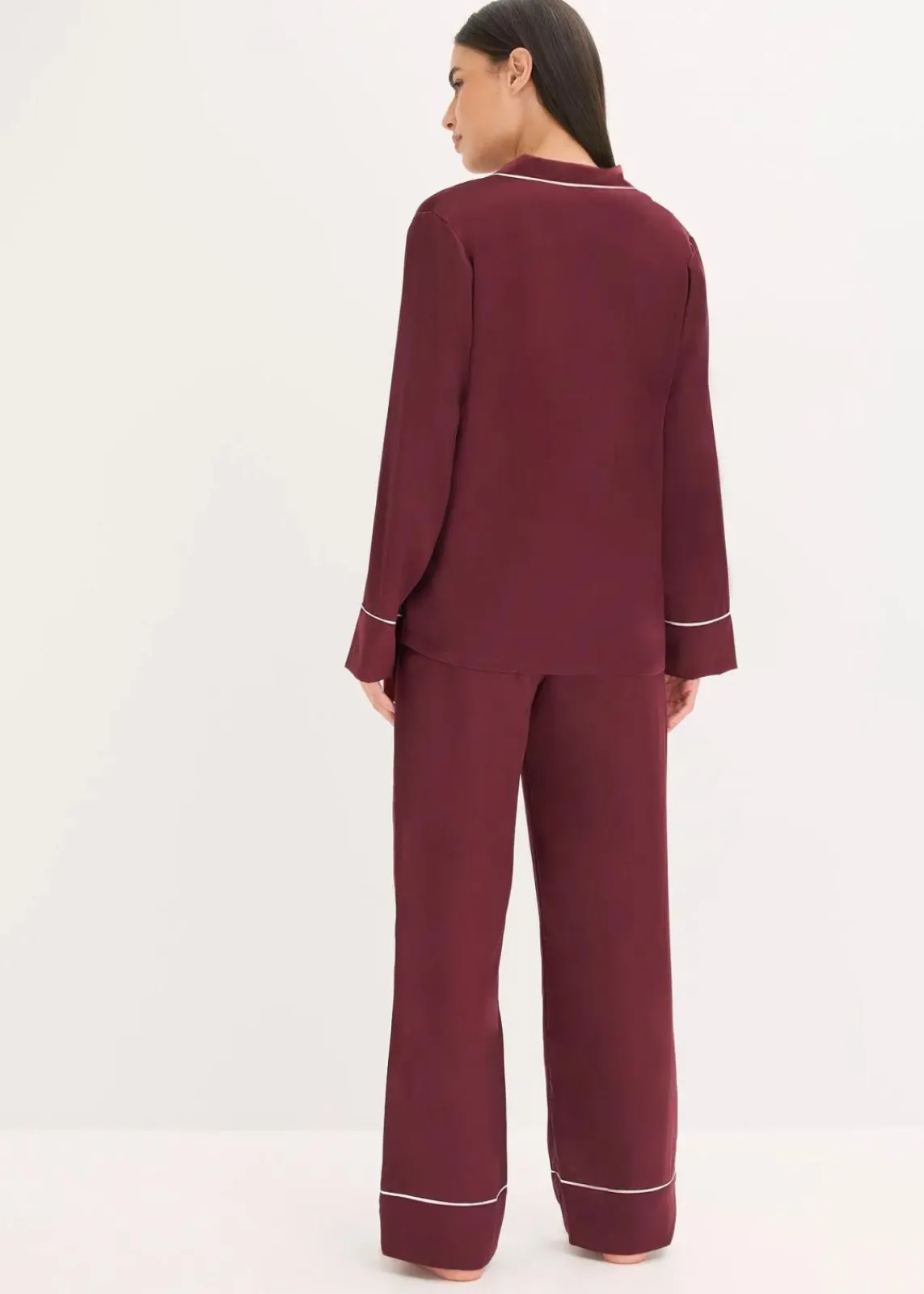 Gewebter Pyjama aus glänzendem Satin|bonprix Online