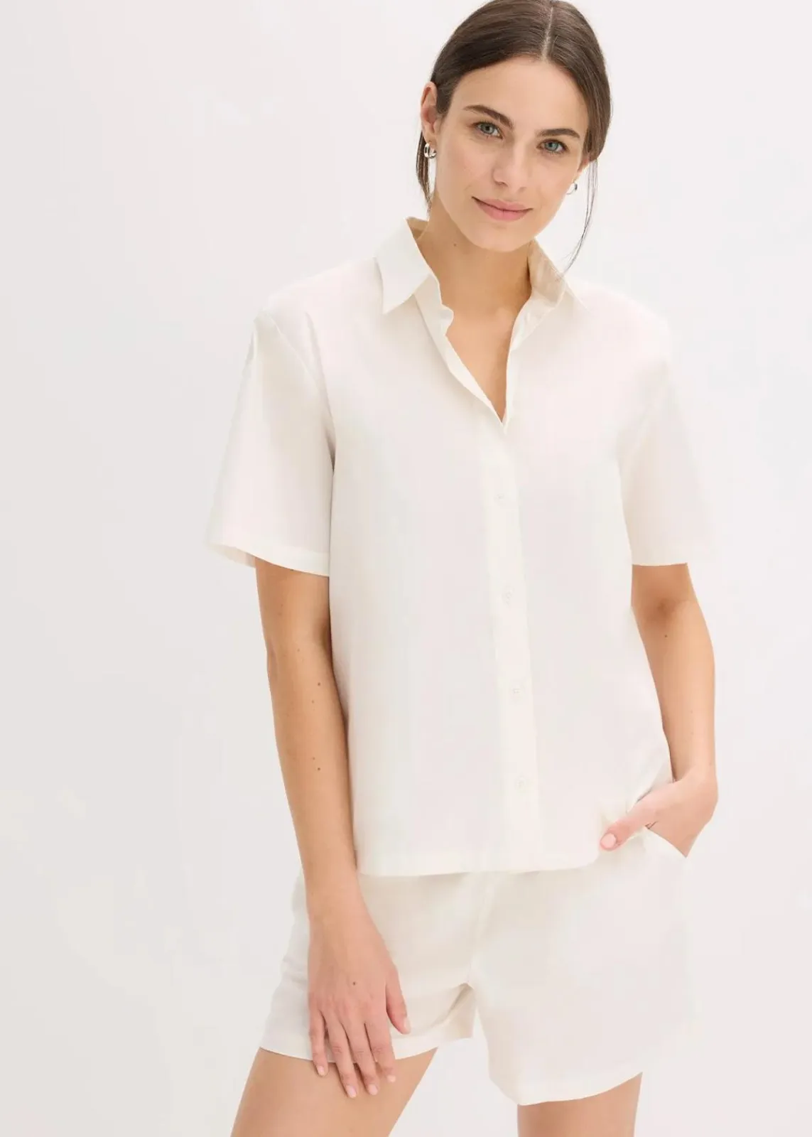 Gewebter Shorty aus reiner Baumwolle|bonprix Online