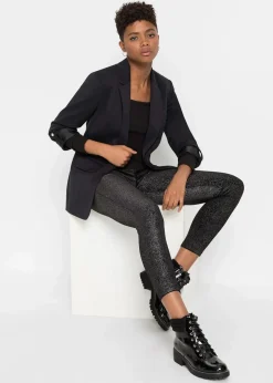 Glitzer Leggings aus Samt|bonprix Clearance