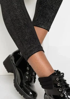 Glitzer Leggings aus Samt|bonprix Clearance