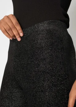Glitzer Leggings aus Samt|bonprix Clearance