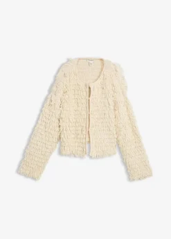 bonprix Bekleidung·Umstandsmode|Bekleidung·Jeans|Grobstrickjacke natur