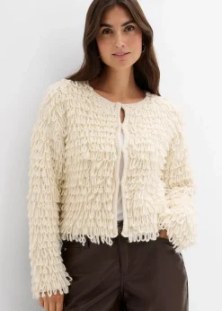 bonprix Bekleidung·Umstandsmode|Bekleidung·Jeans|Grobstrickjacke natur