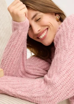 Grobstrickjacke mit Wollanteil|bonprix Online