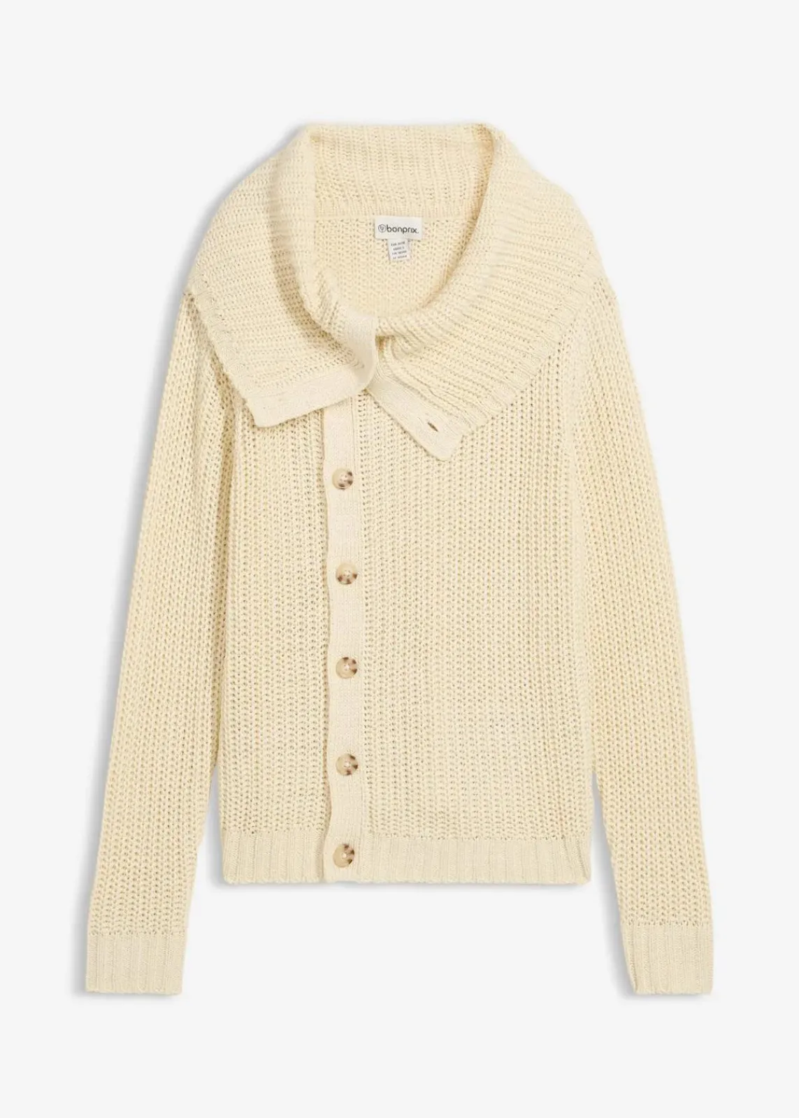 bonprix Pullover & Strickjacken|Strickmode|Grobstrick-Pullover natur