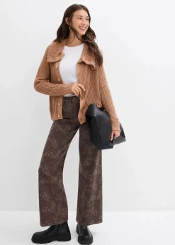 bonprix Bekleidung·Umstandsmode|Bekleidung·Jeans|Grobstrick-Pullover schokosorbet