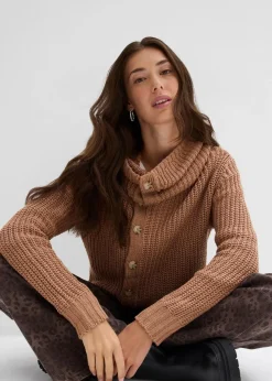 bonprix Bekleidung·Umstandsmode|Bekleidung·Jeans|Grobstrick-Pullover schokosorbet