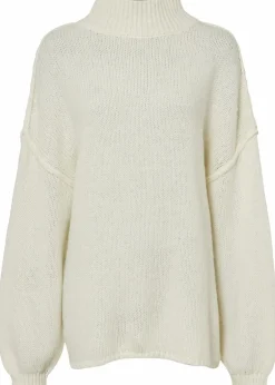 bonprix Strickmode|Pullover & Strickjacken|Grobstrick-Pullover wollweiß