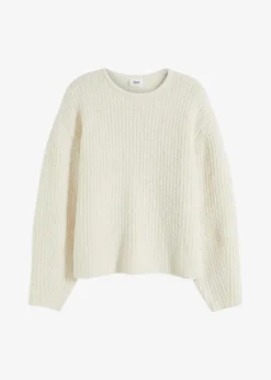 bonprix Bekleidung·Umstandsmode|Bekleidung·Jeans|Grobstrick-Pullover wollweiß