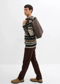 Grobstrick-Pullover aus reiner Baumwolle|bonprix New